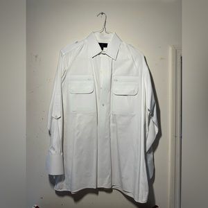 Abercrombie safari shirt. Men’s. Large. White